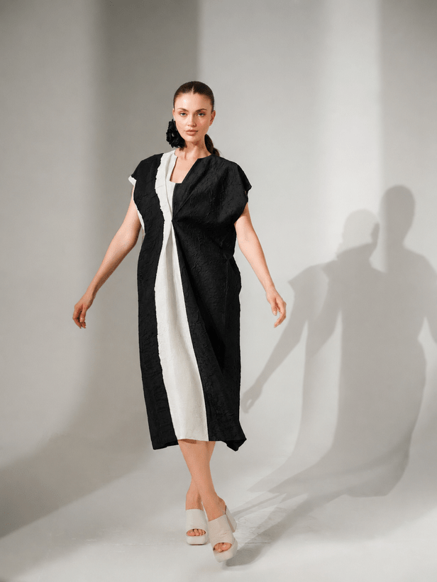 Ripple Dress - Natural - CiceroniDressesStoique