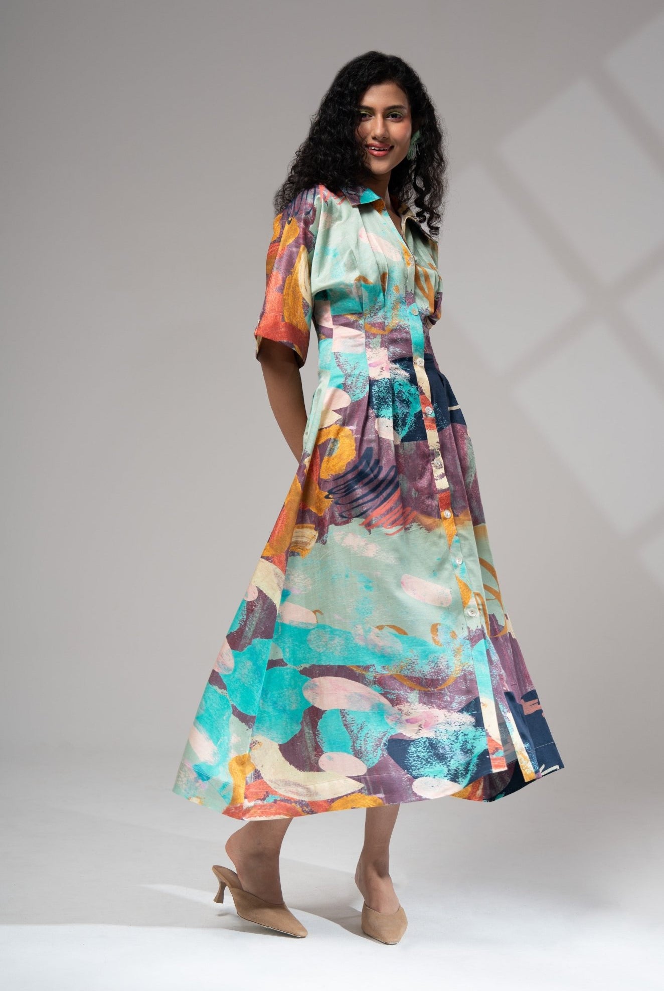 Riva Kimono Dress - CiceroniDressesAdvait