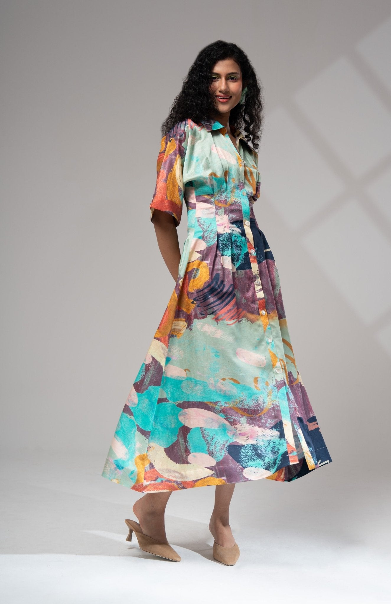 Riva Kimono Dress - CiceroniDressesAdvait