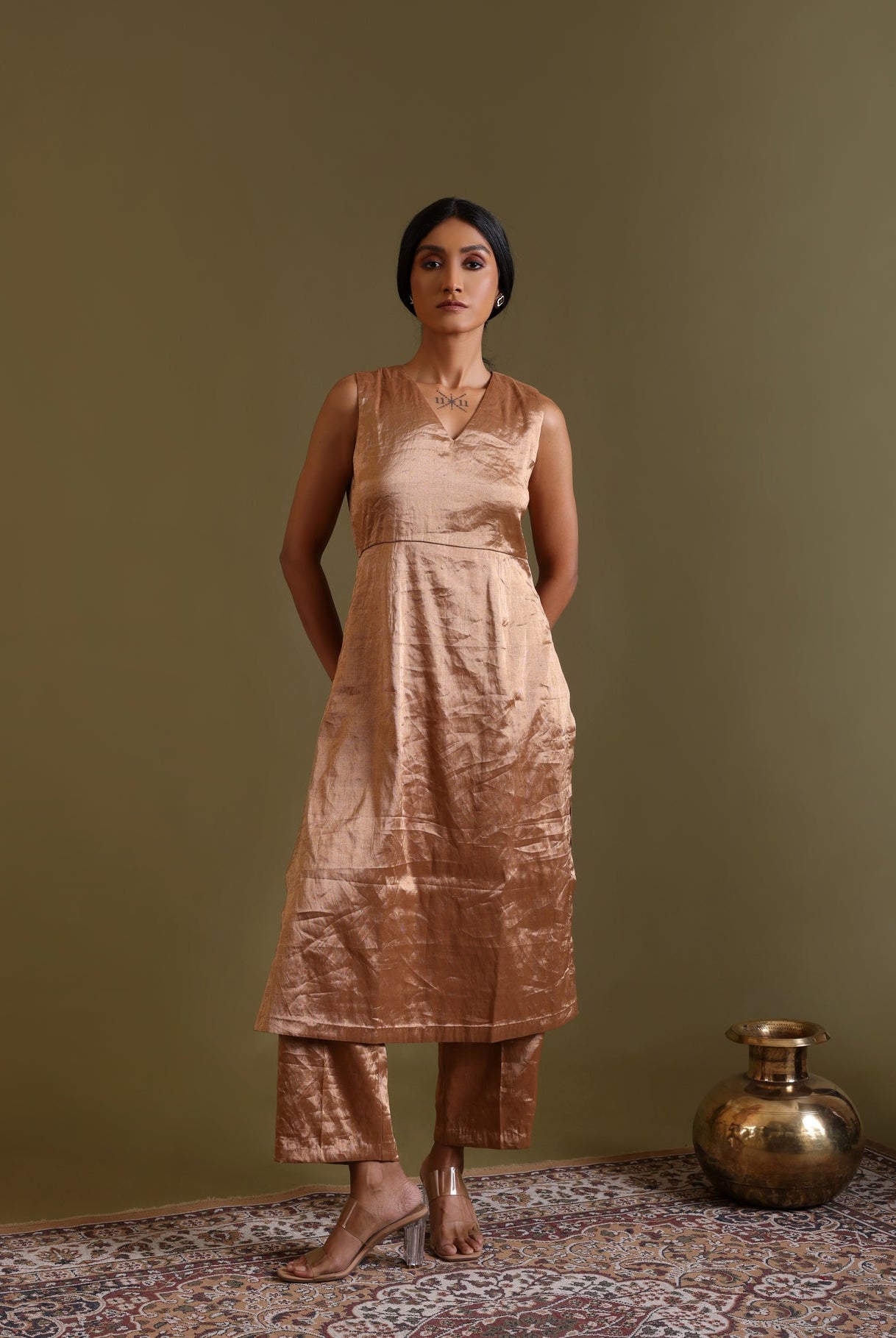 Rivaah Outfit - CiceroniKurta Set, Festive WearChokhi Chorri