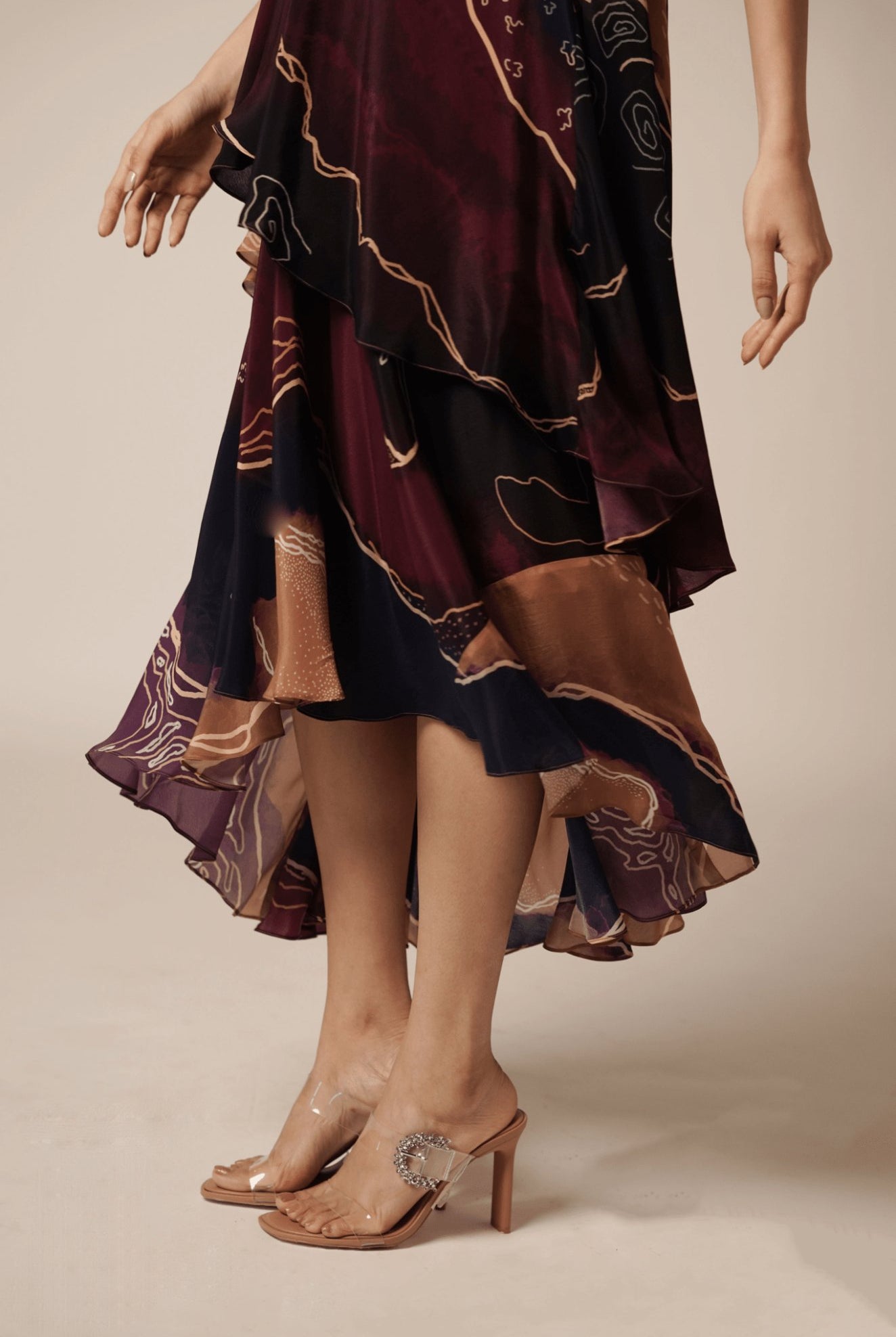 River Layered Dress - CiceroniDressesAdvait