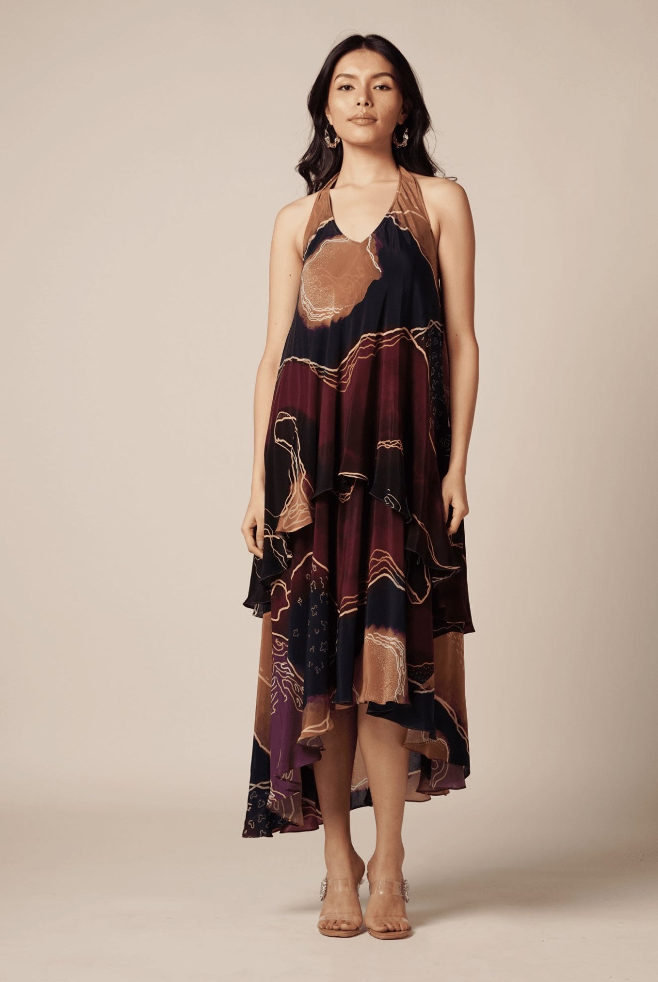 River Layered Dress - CiceroniDressesAdvait