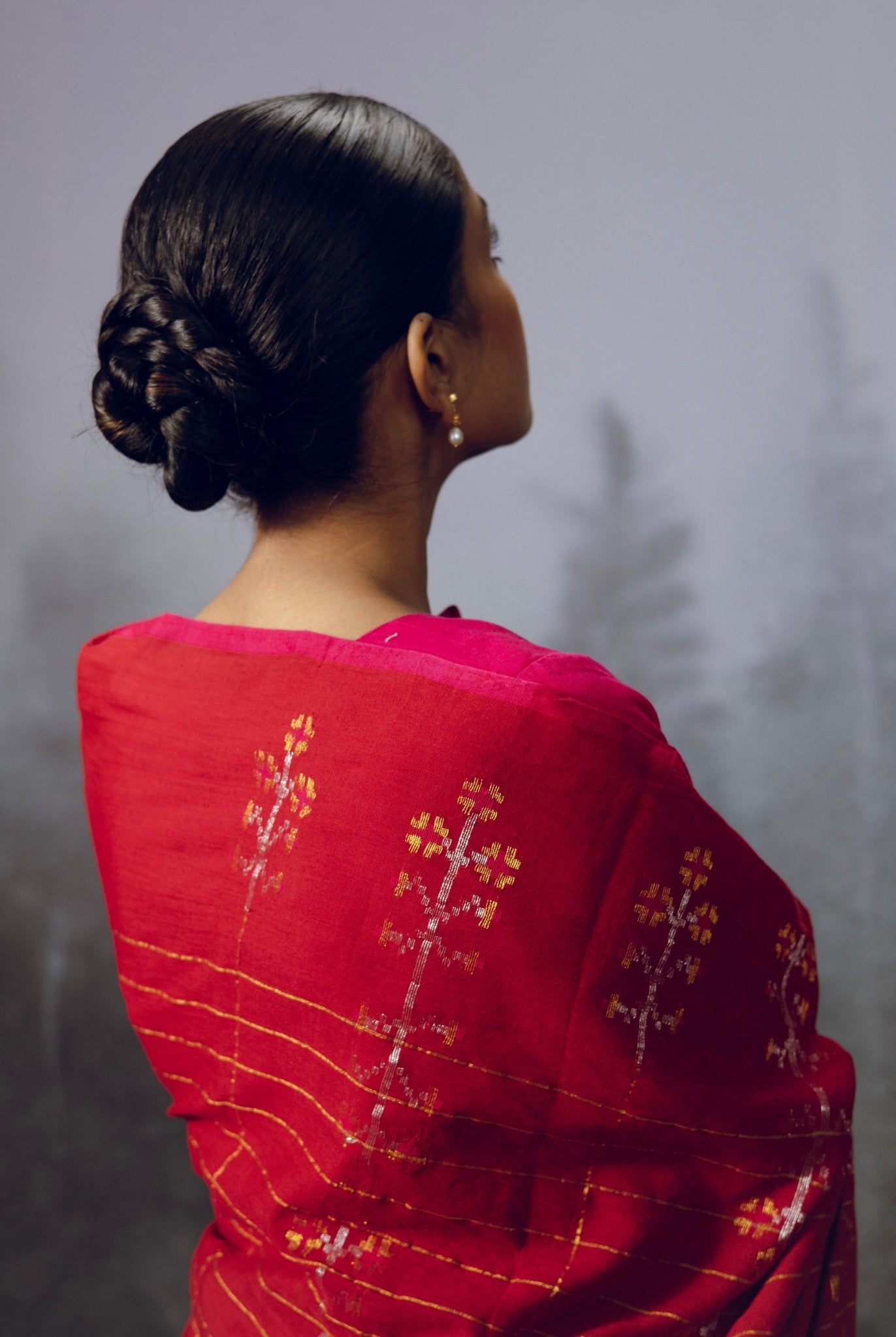 Roktokorabi Saree - CiceroniSareeGulmohar Calcutta