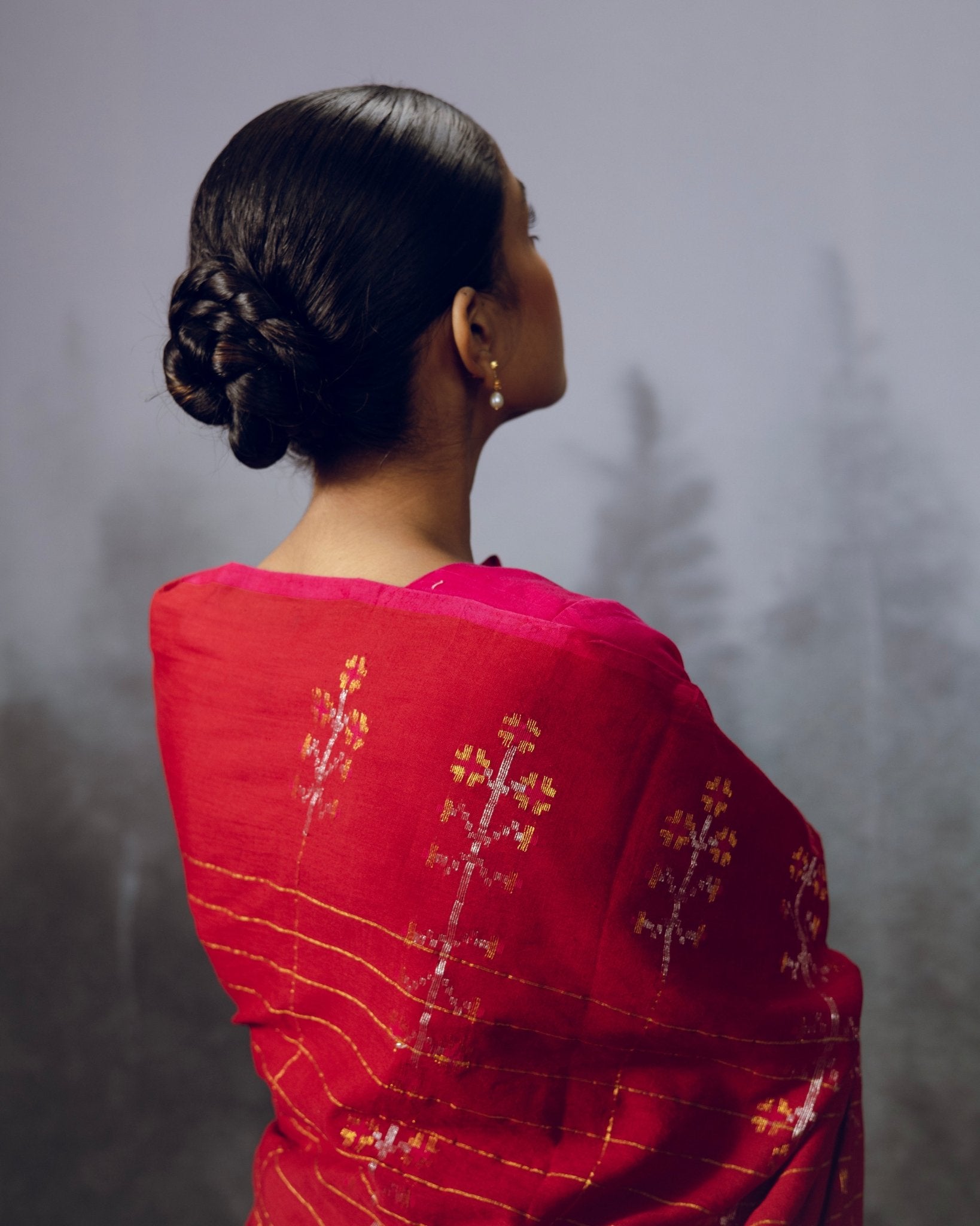 Roktokorabi Saree - CiceroniSareeGulmohar Calcutta
