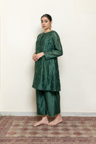 Roohi Kalidaar Kurta Set - Emerald Green - CiceroniKurta Set, Festive wearNirjara