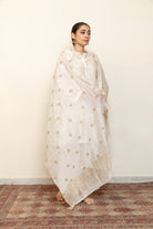 Roohi Kalidaar Kurta Set - Ivory (Set of 3) - CiceroniKurta Set, Festive wearNirjara