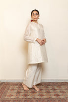 Roohi Kalidaar Kurta Set - Ivory (Set of 3) - CiceroniKurta Set, Festive wearNirjara
