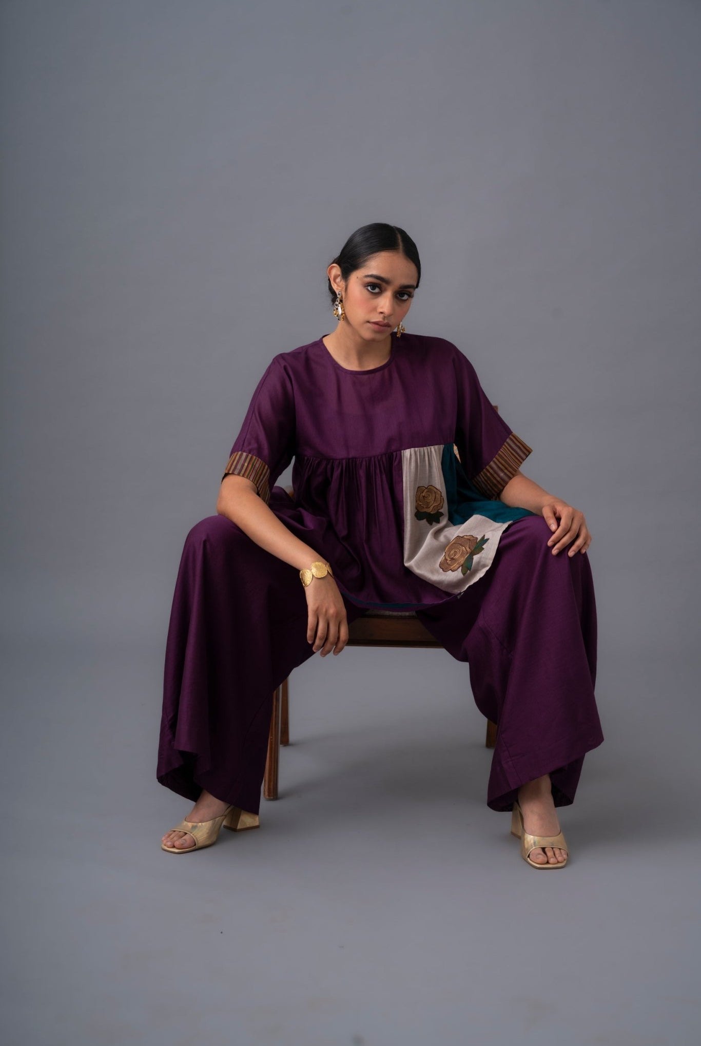Rosanne Set - Deep Plum - CiceroniCo-ord SetRaga & Co.