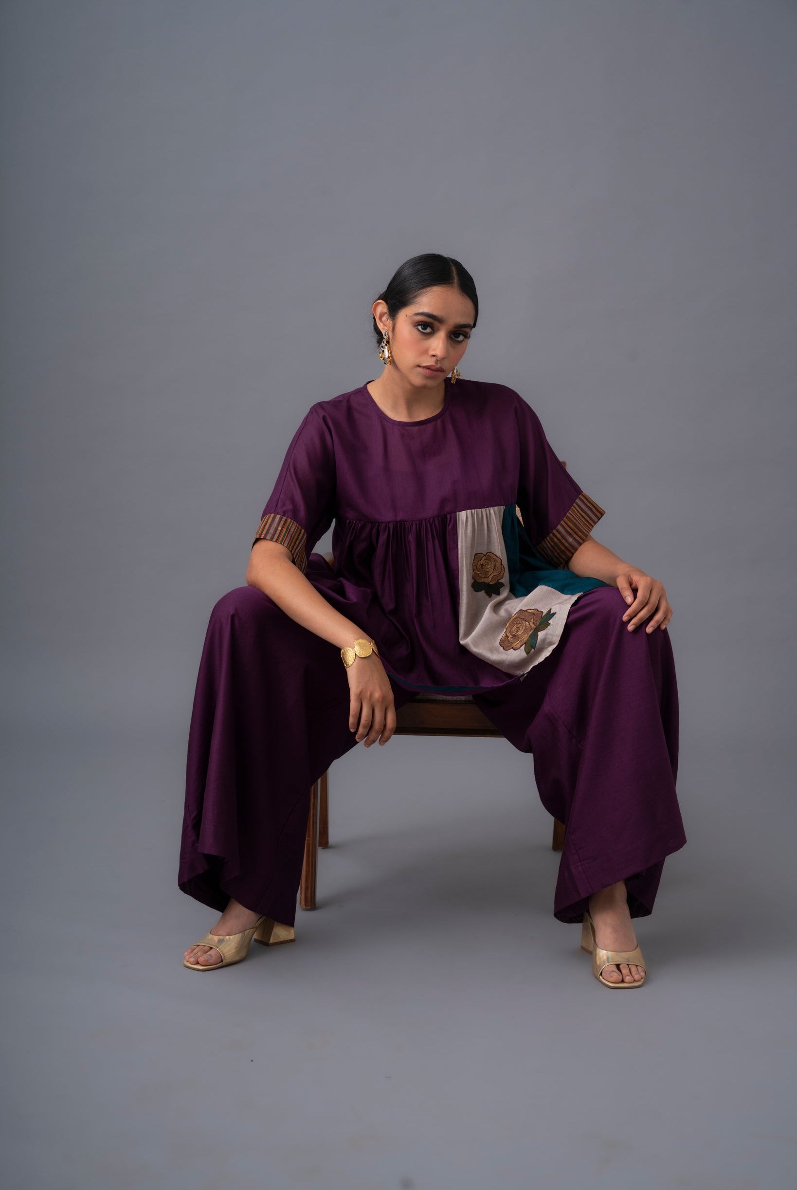Rosanne Set - Deep Plum - CiceroniCo-ord SetRaga & Co.