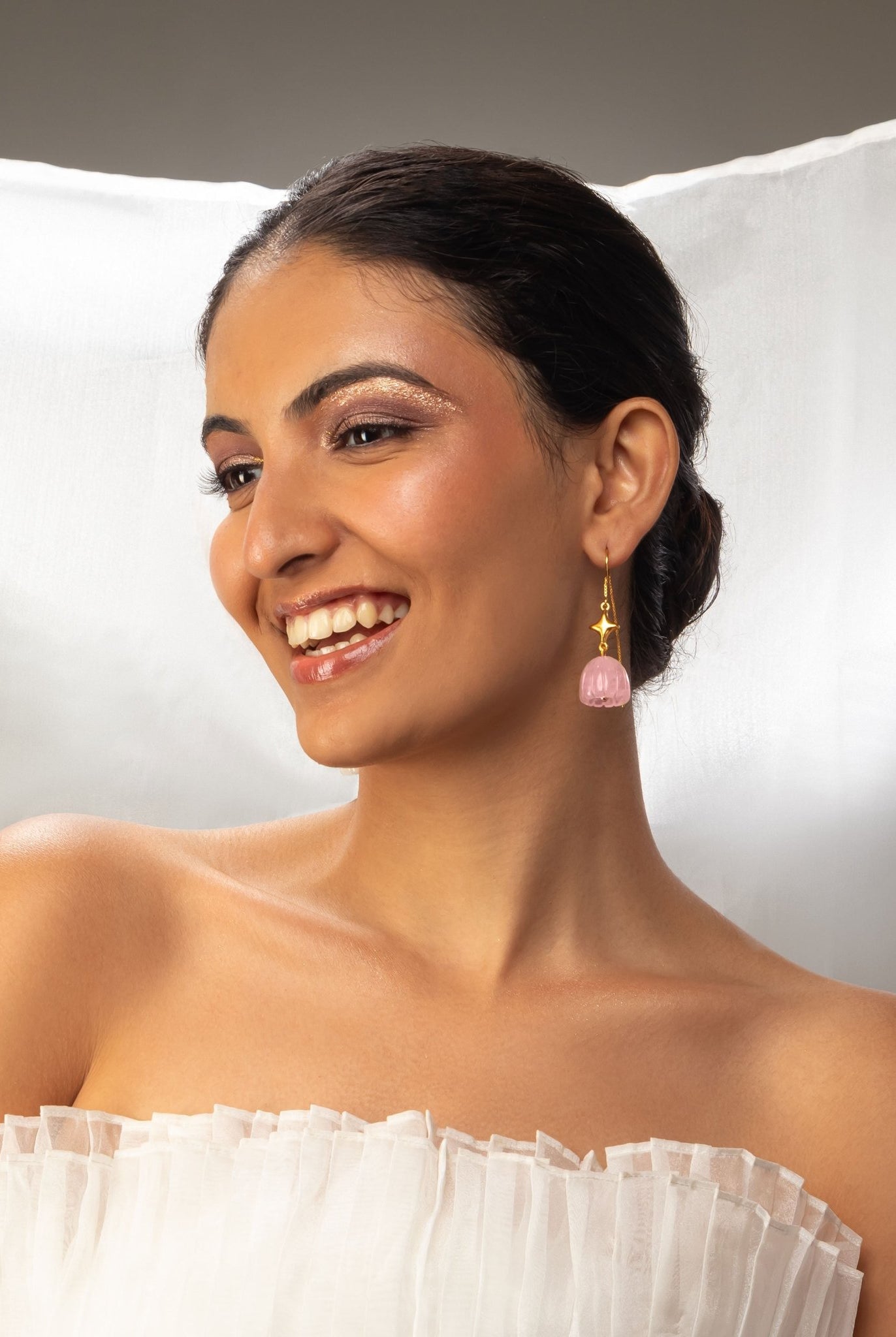 Rose Blossom threader - CiceroniThreader earringRumri
