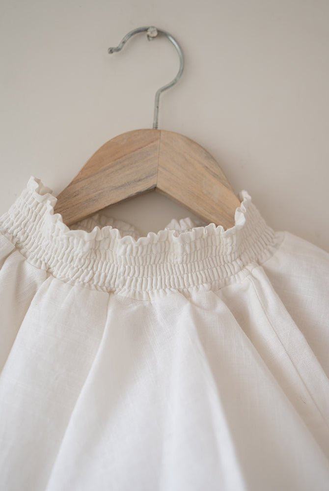 Round And Round White Slub Twirl Skirt - CiceroniSkirtsLove The World Today