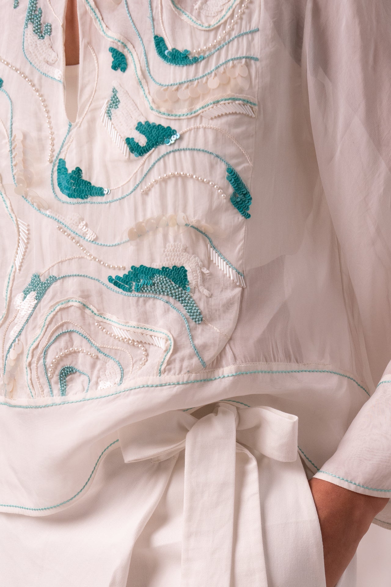 Ruben Sheer Top + Bengal Wrap Pants - CiceroniCo-ord SetMadder Much