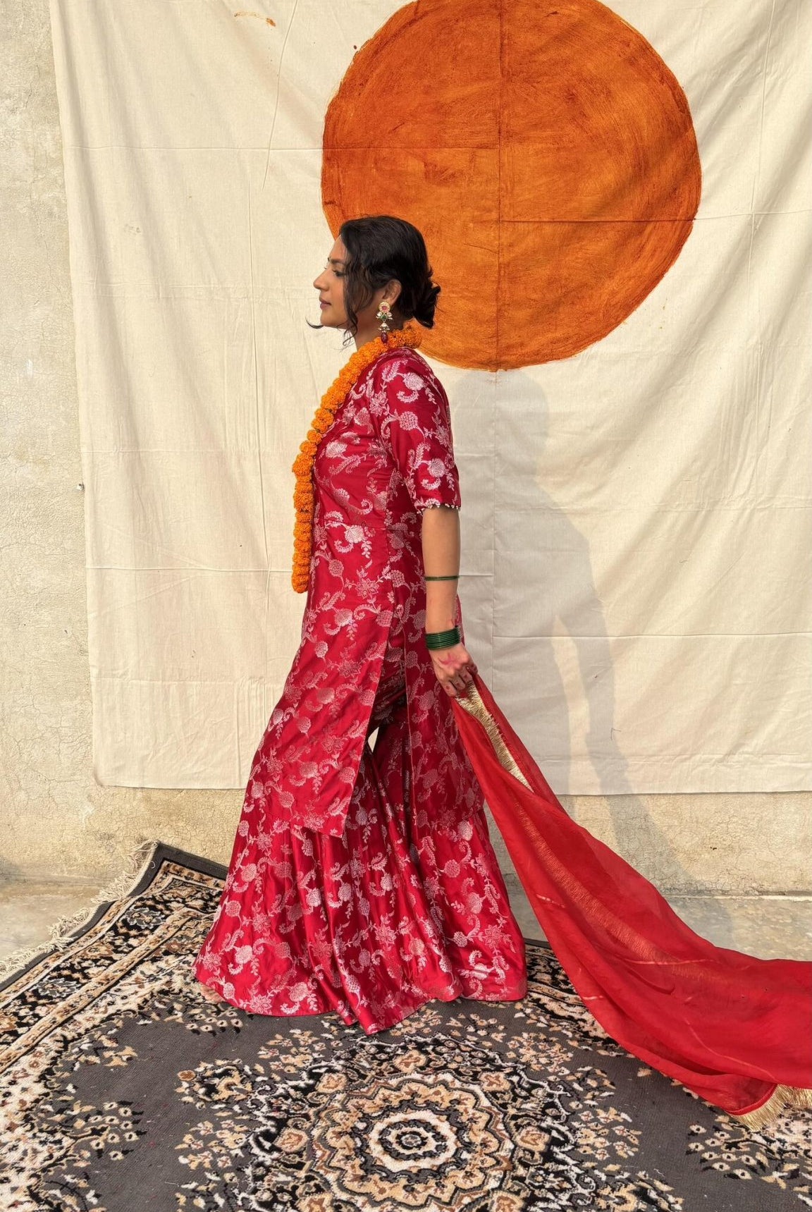 Rubina Gharara Set - CiceroniKurta Set, Festive WearShriya Singhi