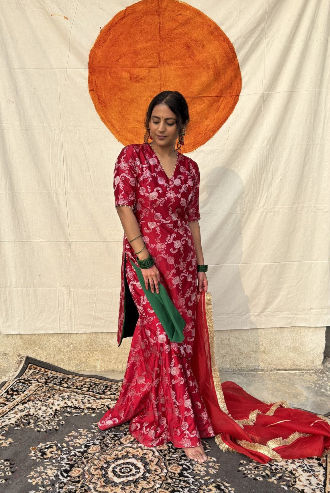 Rubina Gharara Set - CiceroniKurta Set, Festive WearShriya Singhi