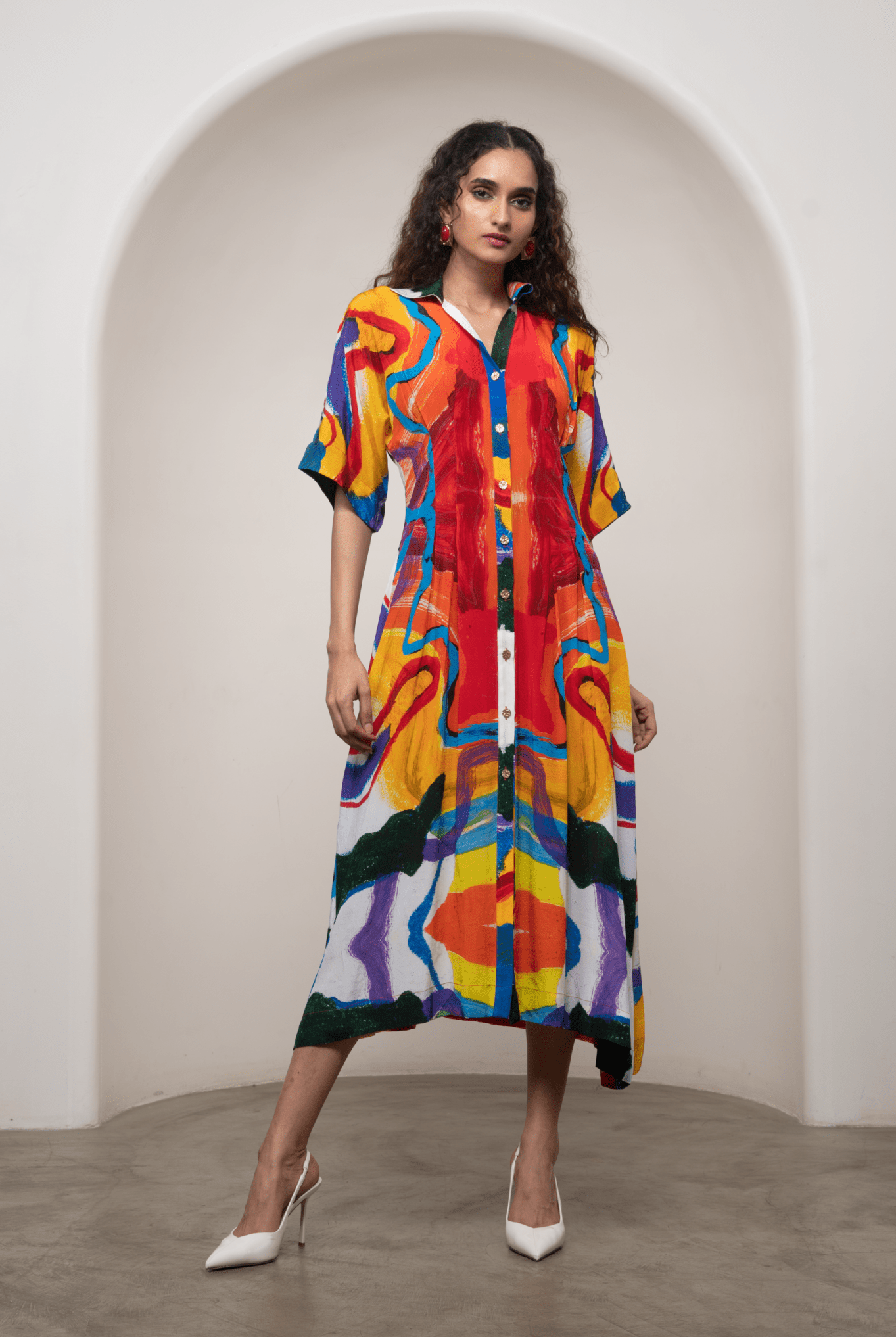 Ruel Kimono Dress - CiceroniDressesAdvait
