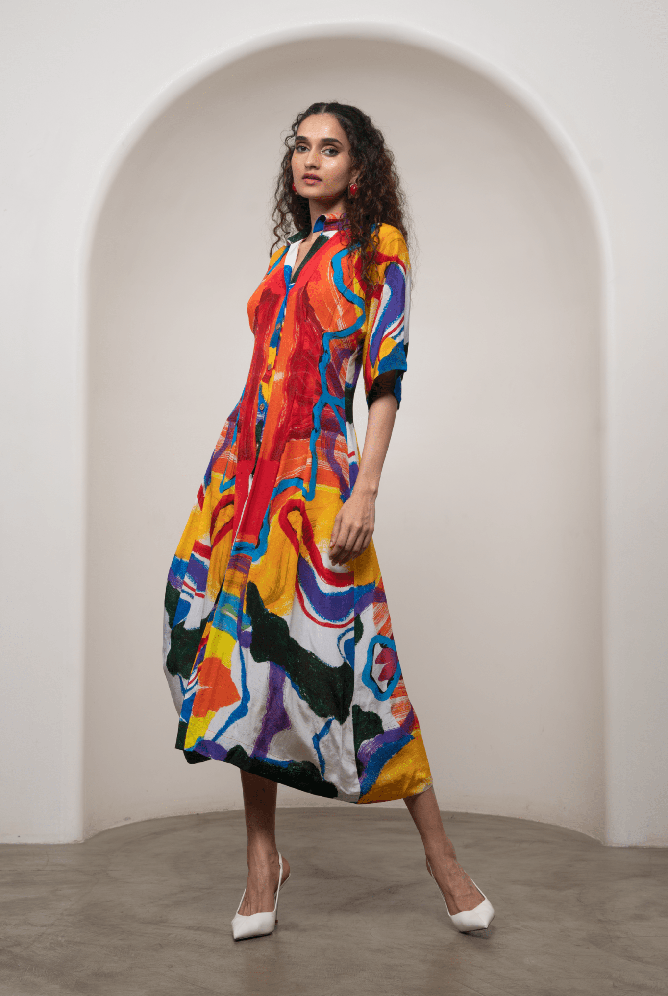 Ruel Kimono Dress - CiceroniDressesAdvait