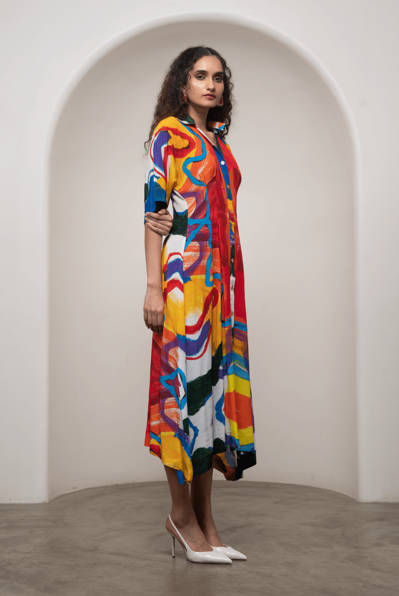 Ruel Kimono Dress - CiceroniDressesAdvait