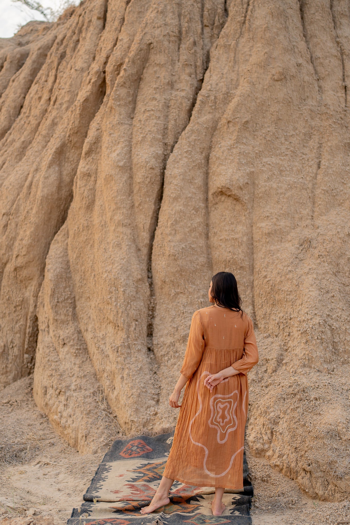 Rust Arazi Dress - CiceroniDressesNirjara