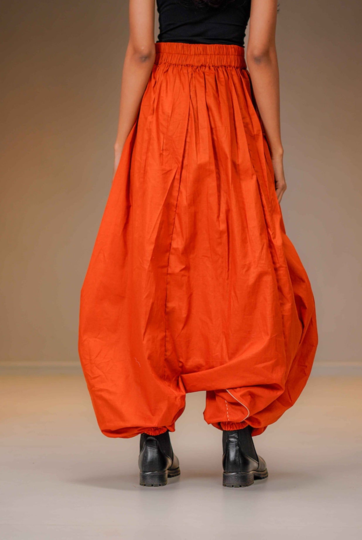 Rust Harem Pants - CiceroniPantsPrathaa