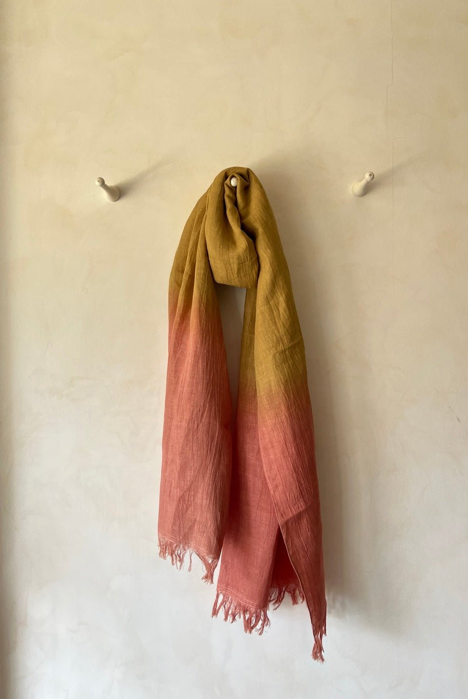 Rusty Pink Ombre Stole - CiceroniScarvesPaeony