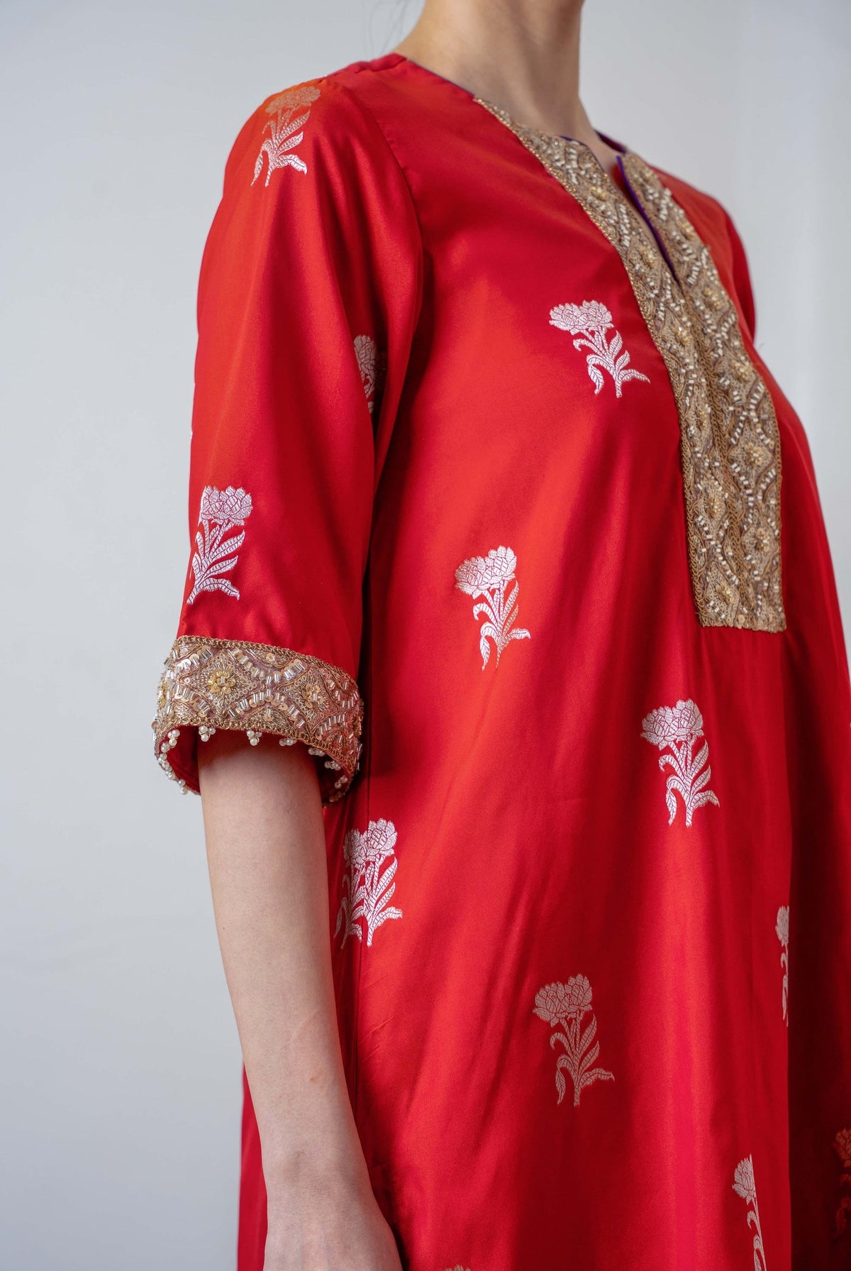 Rysa Kurta Set Rust - CiceroniKurta Set, Festive WearShriya Singhi