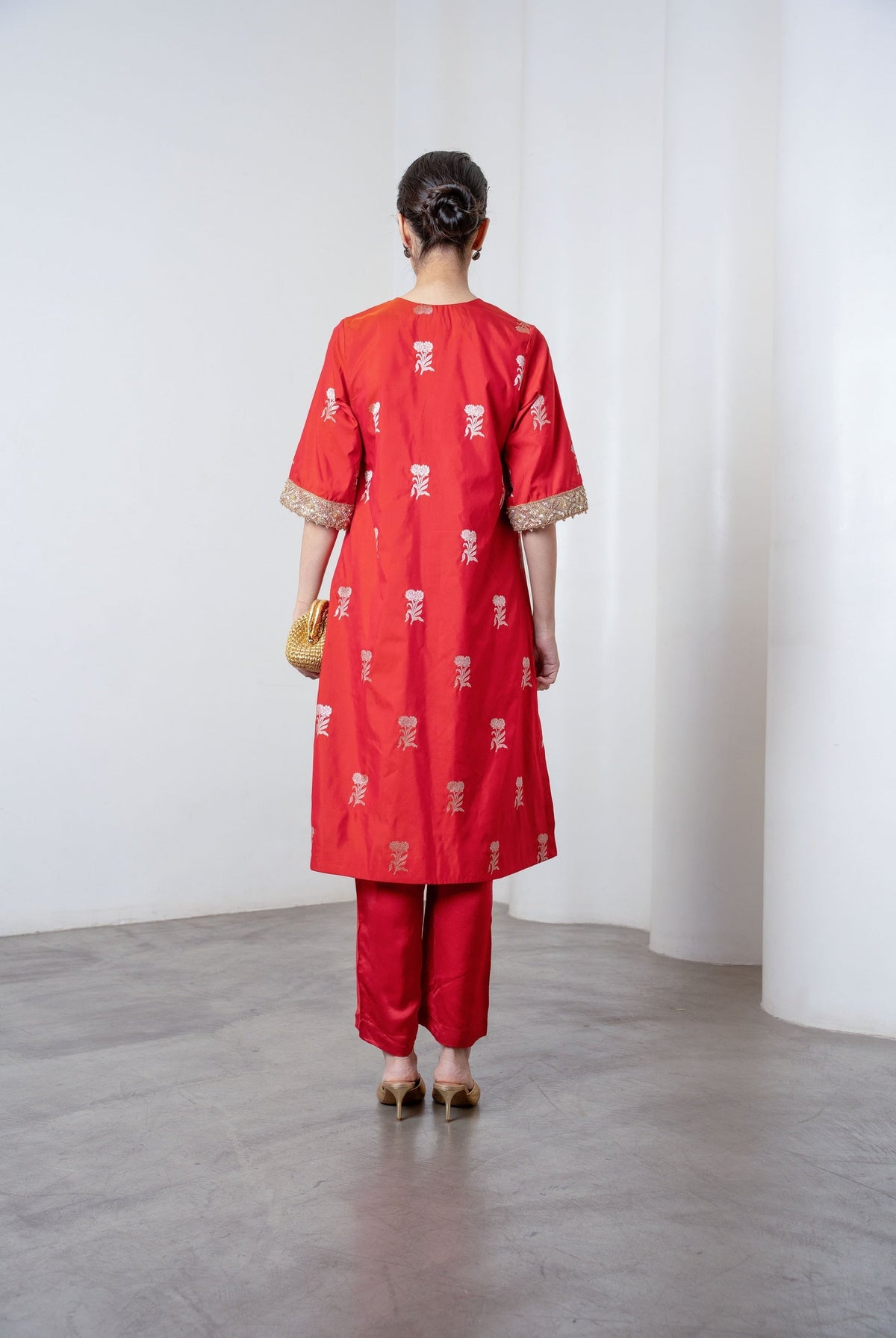 Rysa Kurta Set Rust - CiceroniKurta Set, Festive WearShriya Singhi
