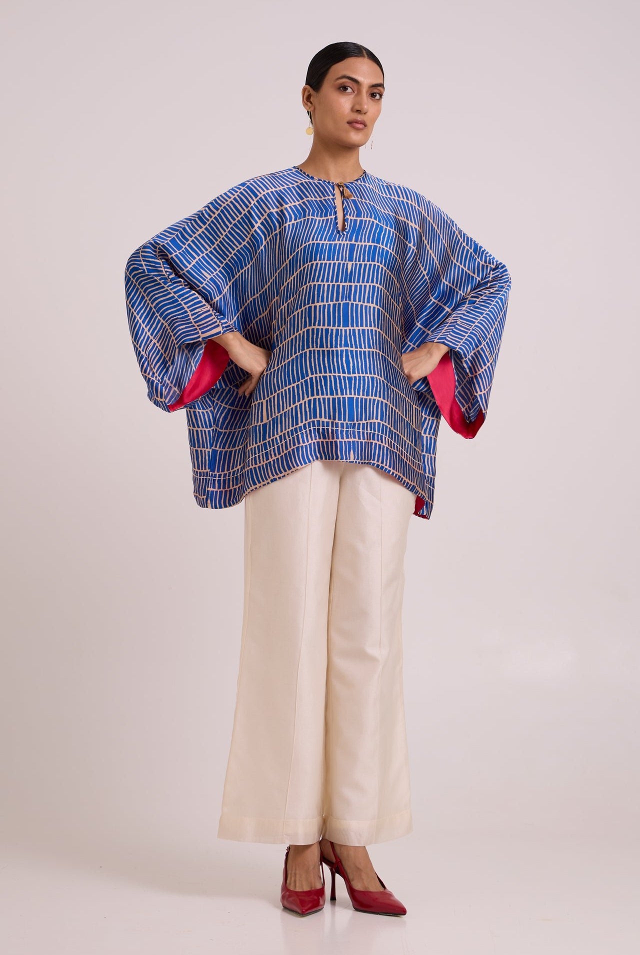 Sabrina - Electric Blue Cloud Top + Pants - CiceroniCo - ord SetMadder Much