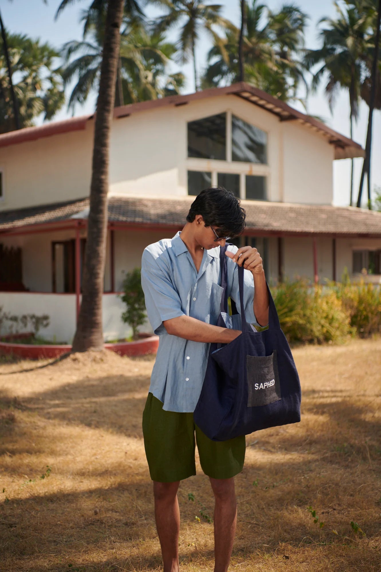 Safari Linen Men's Golf Shorts - CiceroniShortsSaphed