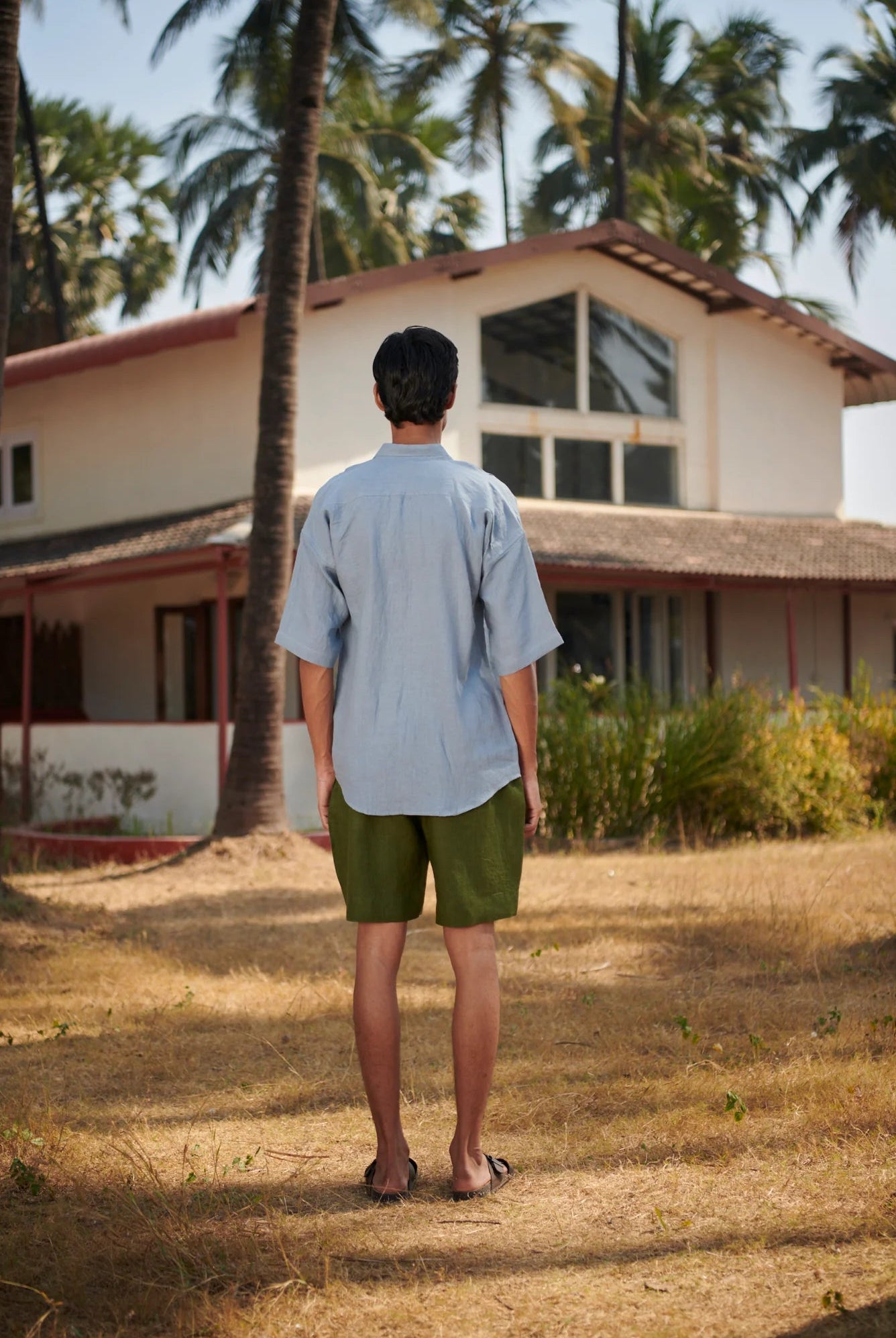 Safari Linen Men's Golf Shorts - CiceroniShortsSaphed