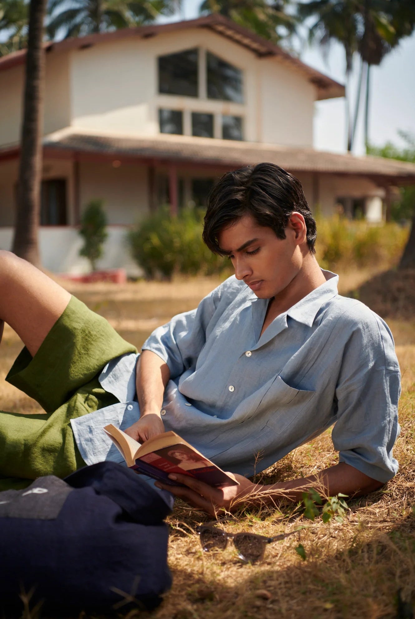 Safari Linen Men's Golf Shorts - CiceroniShortsSaphed