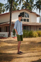 Safari Linen Men's Golf Shorts - CiceroniShortsSaphed