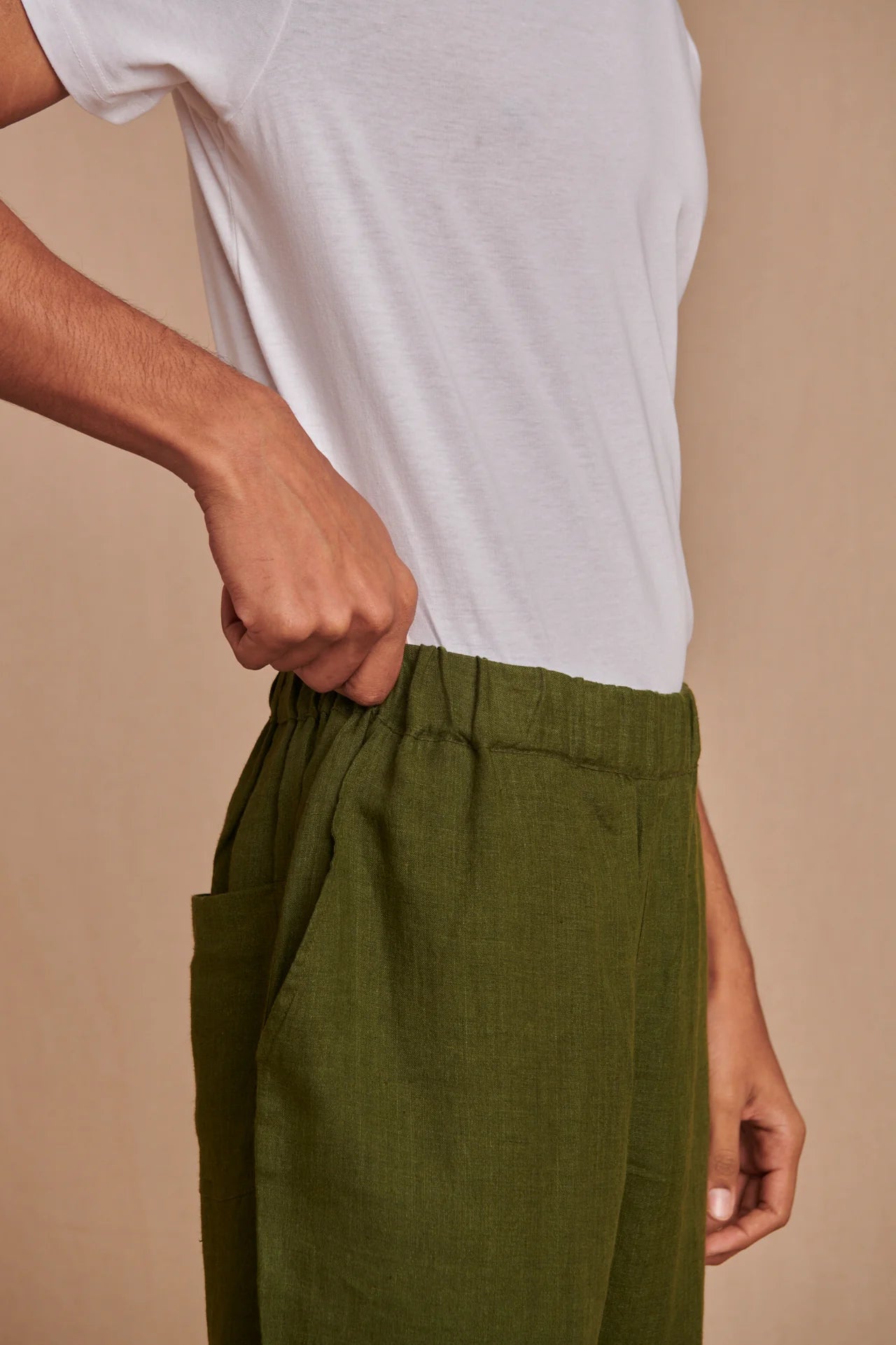 Safari Linen Men's Lounge Pants - CiceroniPantsSaphed