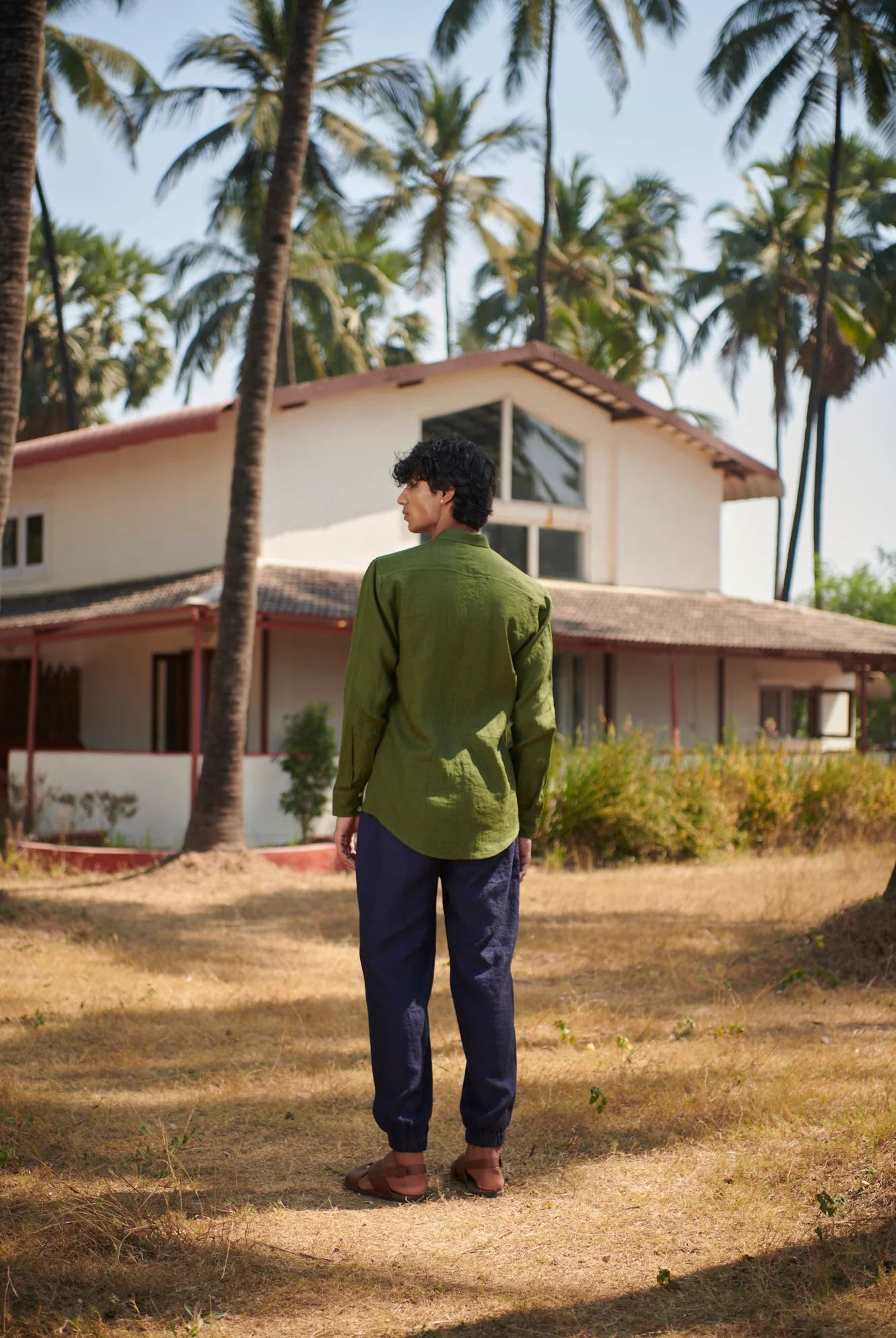 Safari Linen Men's Oxford Shirt - Slim Fit - CiceroniMen ShirtsSaphed