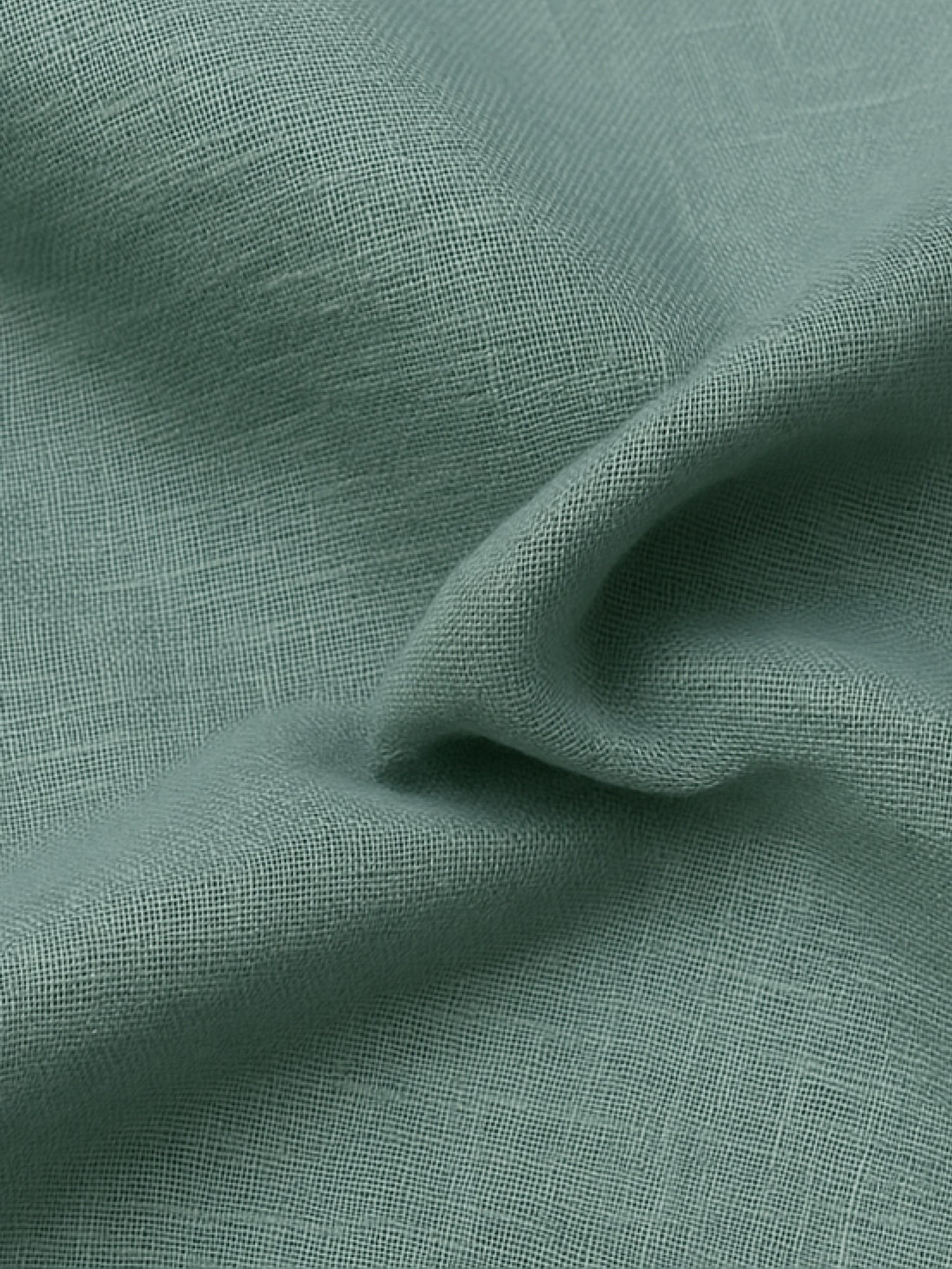 Sage Green 100% Pure Linen Classic Short Kurta - CiceroniKurta, Everyday Wearbhrāta