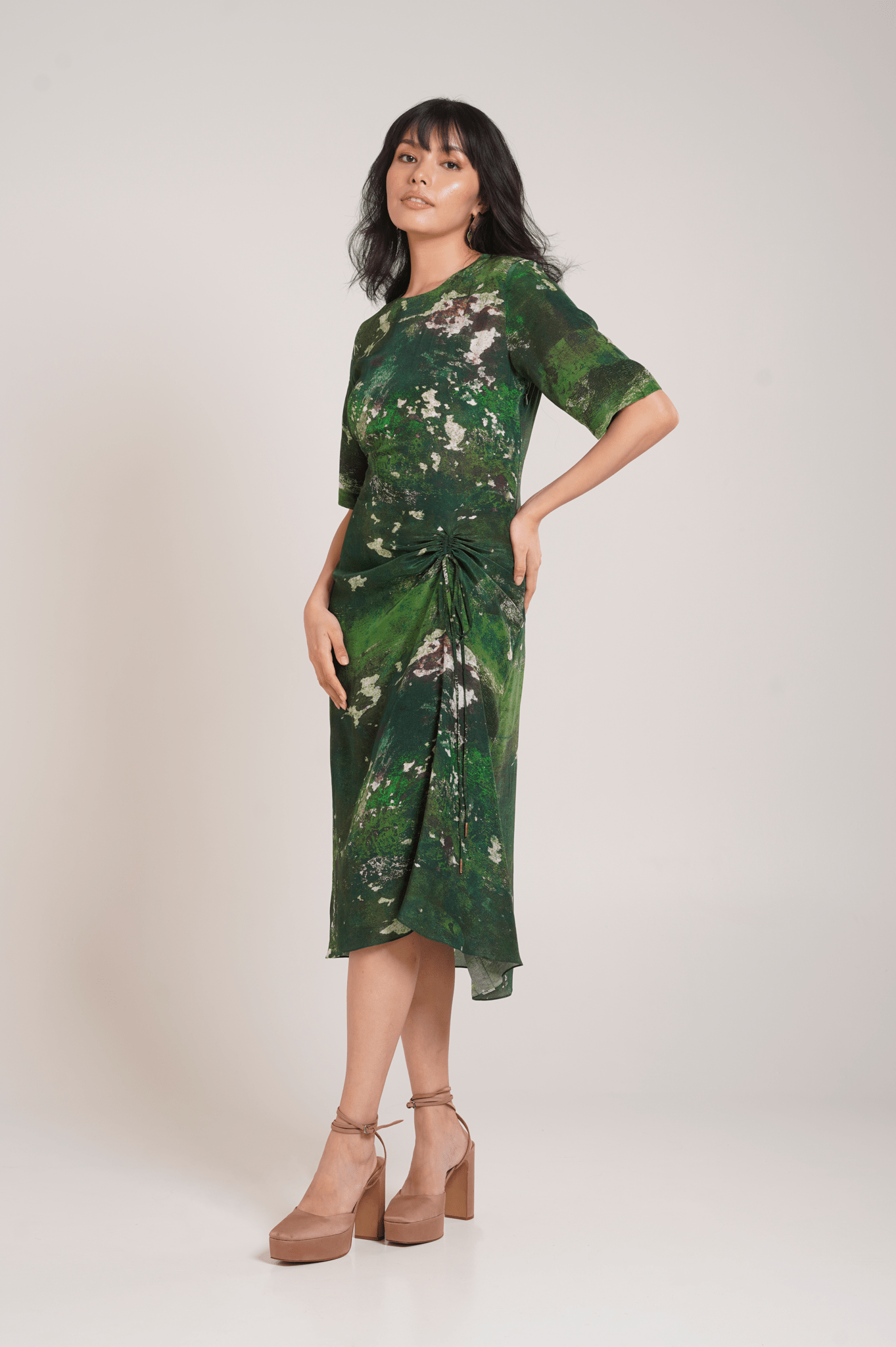 Sage Ruched Dress - CiceroniDressesAdvait
