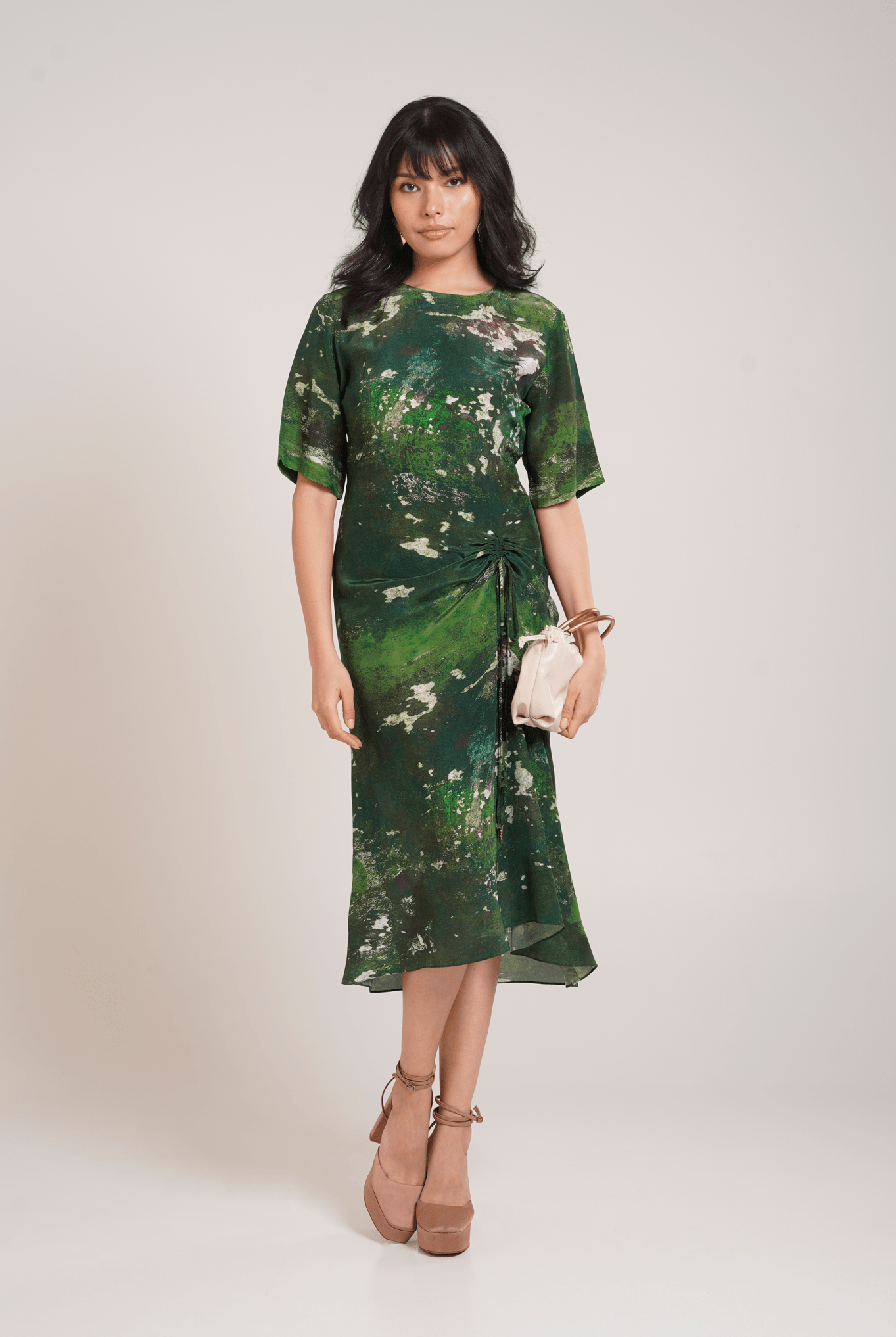 Sage Ruched Dress - CiceroniDressesAdvait
