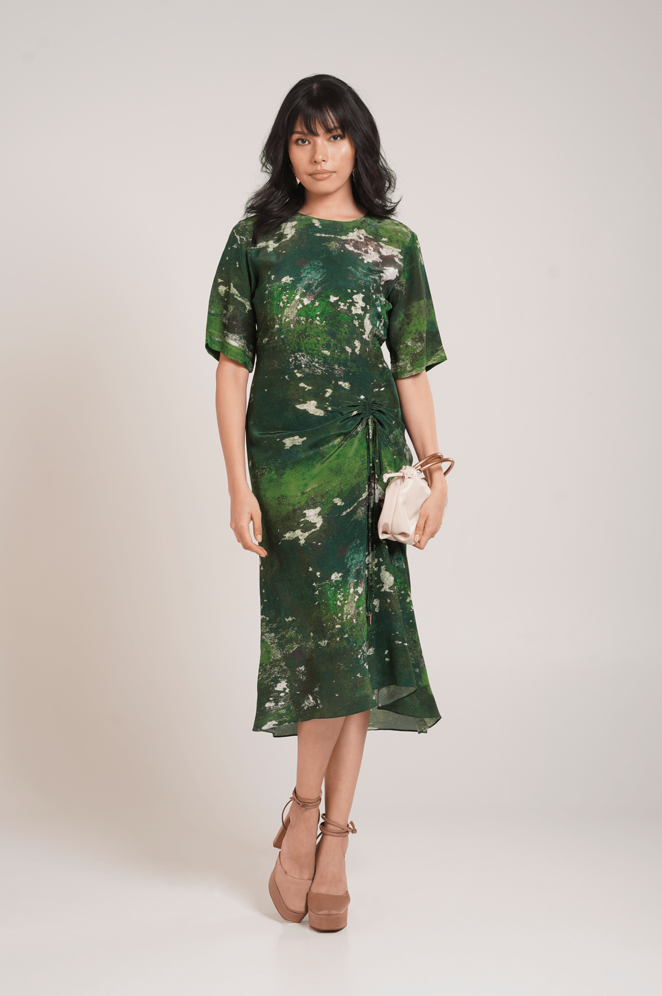 Sage Ruched Dress - CiceroniDressesAdvait
