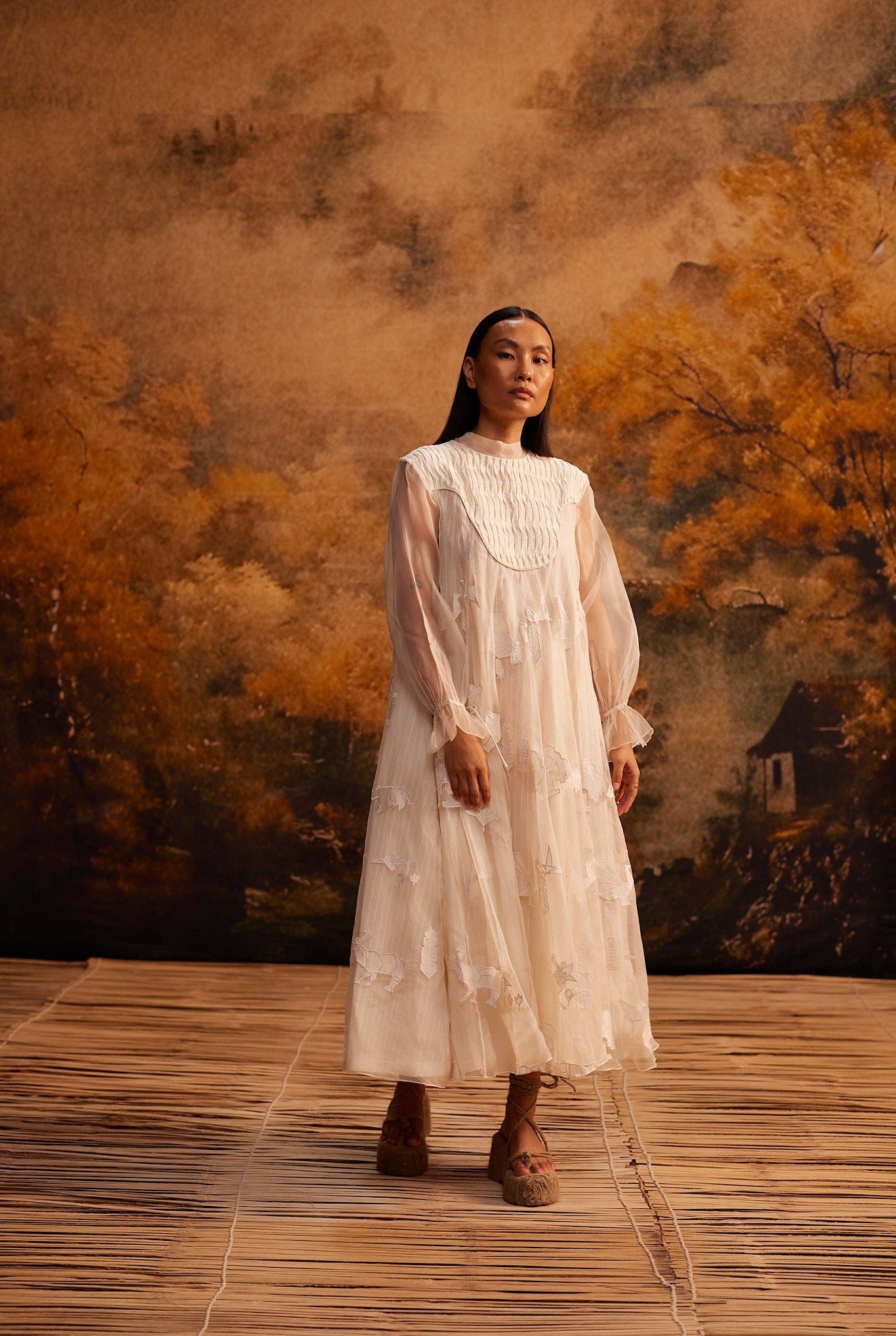 Saku Yoke Dress - CiceroniDressesAhmev