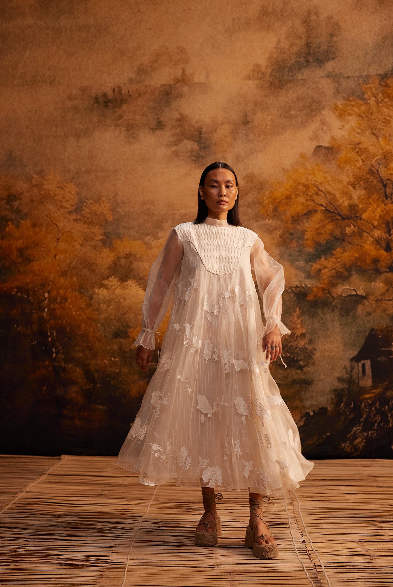 Saku Yoke Dress - CiceroniDressesAhmev