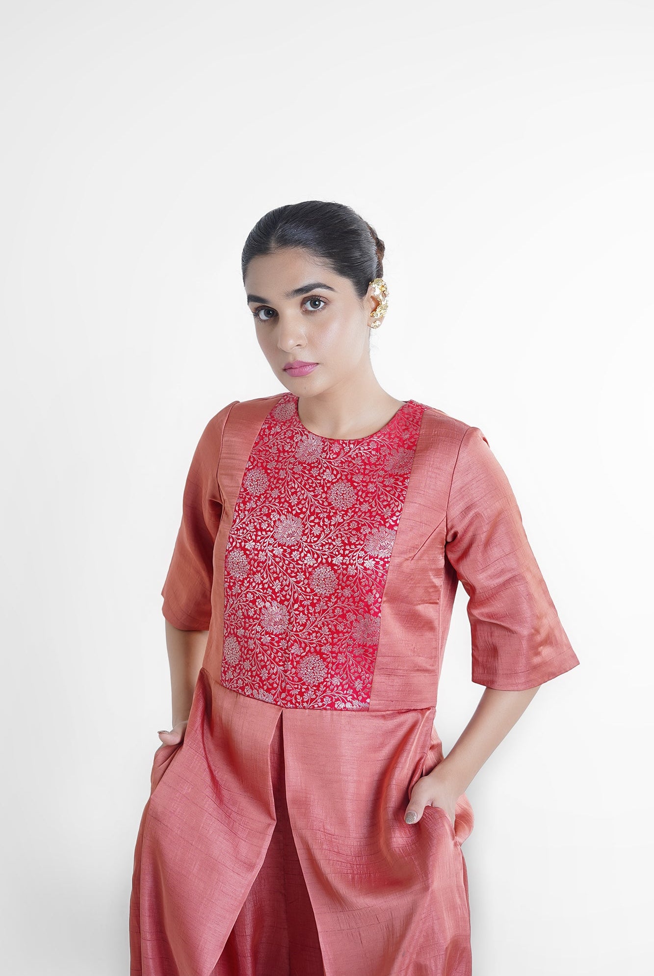 Salmon Jumpsuit - CiceroniJumpsuitShriya Singhi