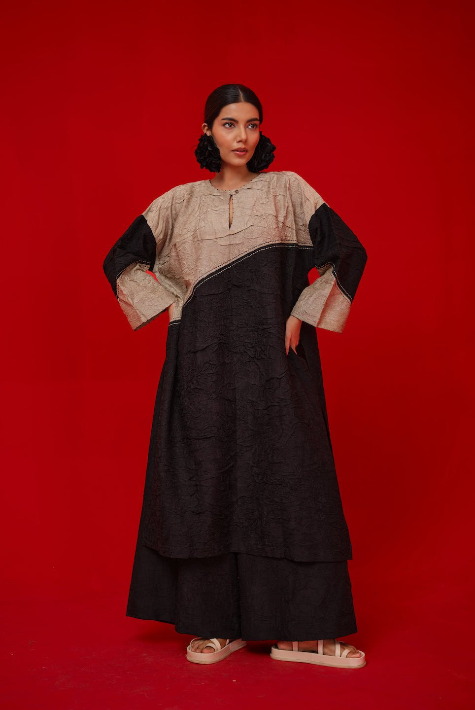 Salt Tunic - Black - CiceroniKurta, Everyday WearStoique