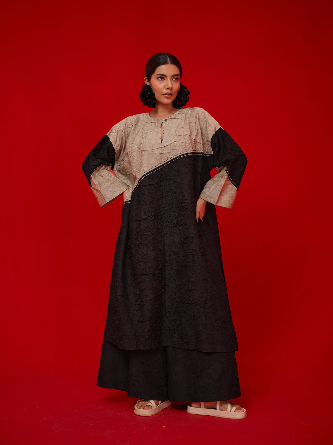 Salt Tunic - Black - CiceroniKurta, Everyday WearStoique