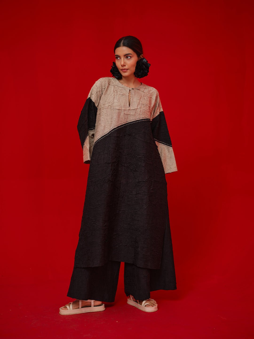 Salt Tunic - Black - CiceroniKurta, Everyday WearStoique