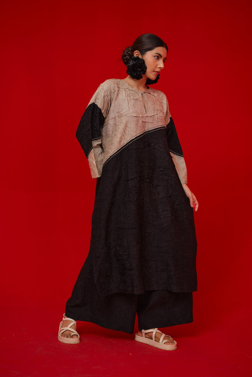 Salt Tunic - Black - CiceroniKurta, Everyday WearStoique