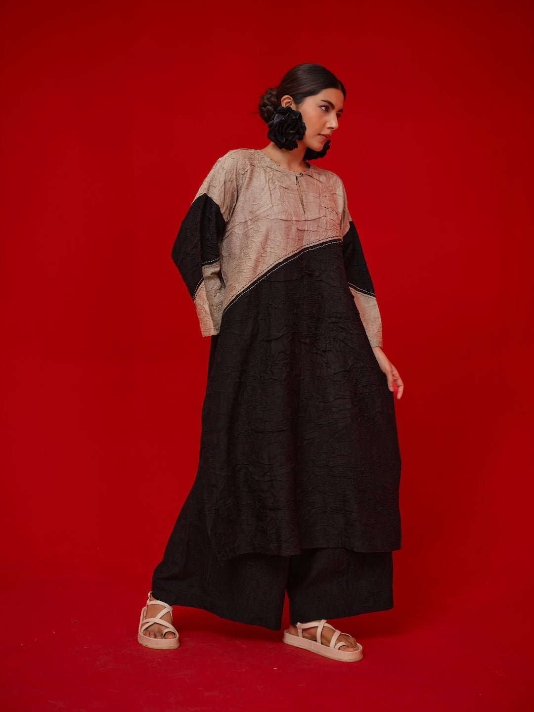 Salt Tunic - Black - CiceroniKurta, Everyday WearStoique