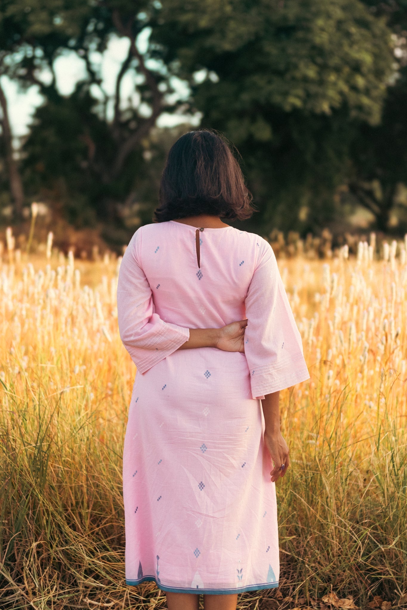 Saman Pleated Dress - CiceroniDressesBhomra