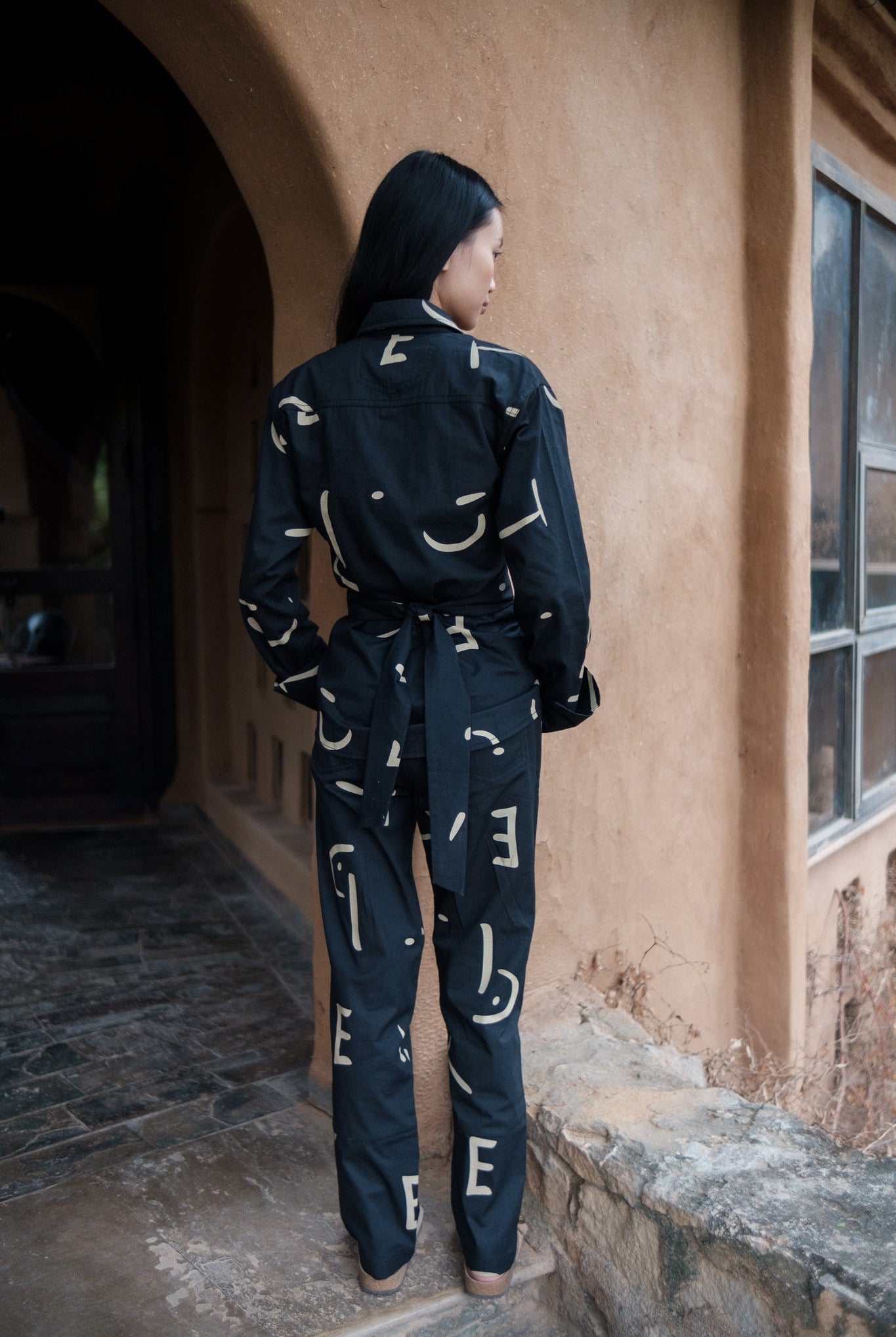 Sandra Straight Pants - Printed - CiceroniPantsThe Terra Tribe