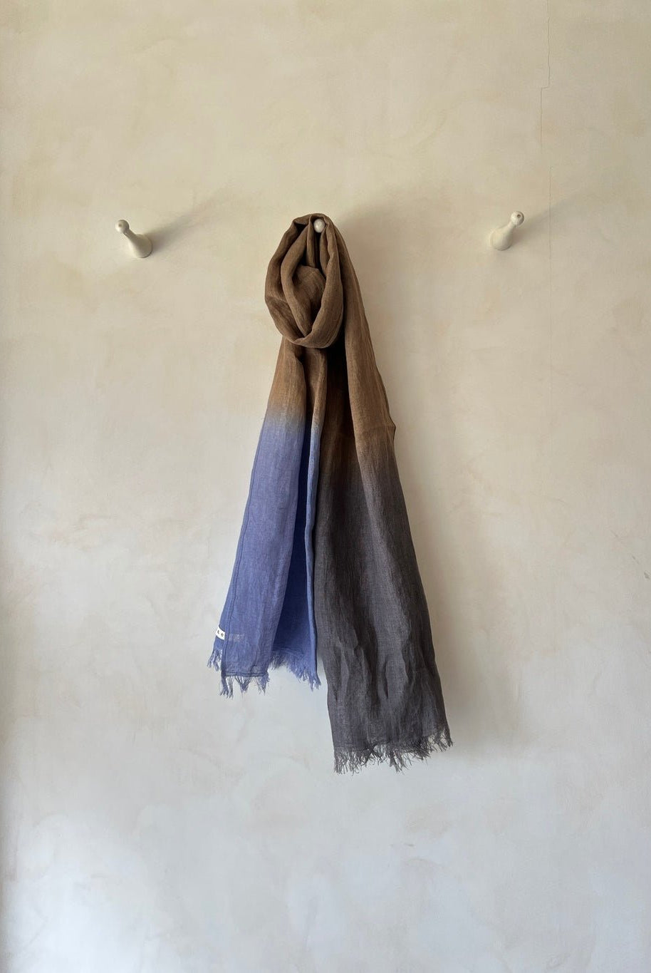 Santorini Blue Ombre Stole - CiceroniScarvesPaeony