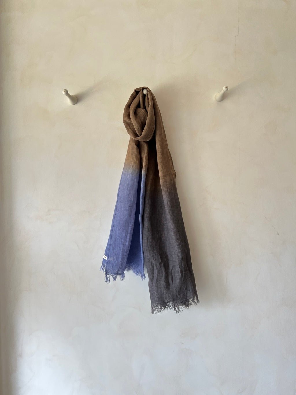 Santorini Blue Ombre Stole - CiceroniScarvesPaeony
