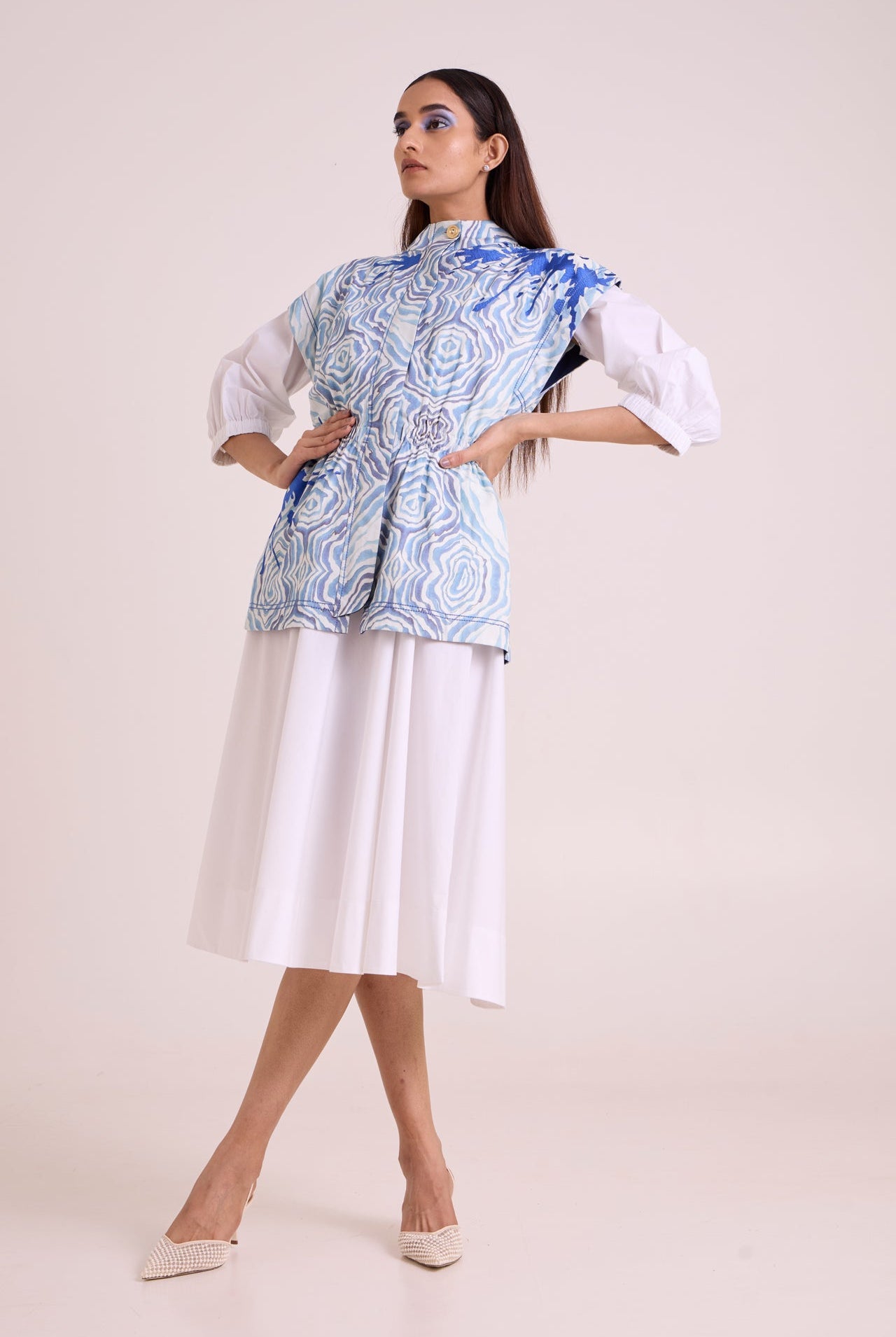 Sarabi - Peace Rock Jacket & Chalk Dress - CiceroniDressMadder Much
